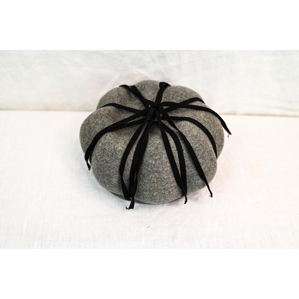 Vintage Glenover New York Union Made Gray Wool Felt Teen Hat 20 Inch